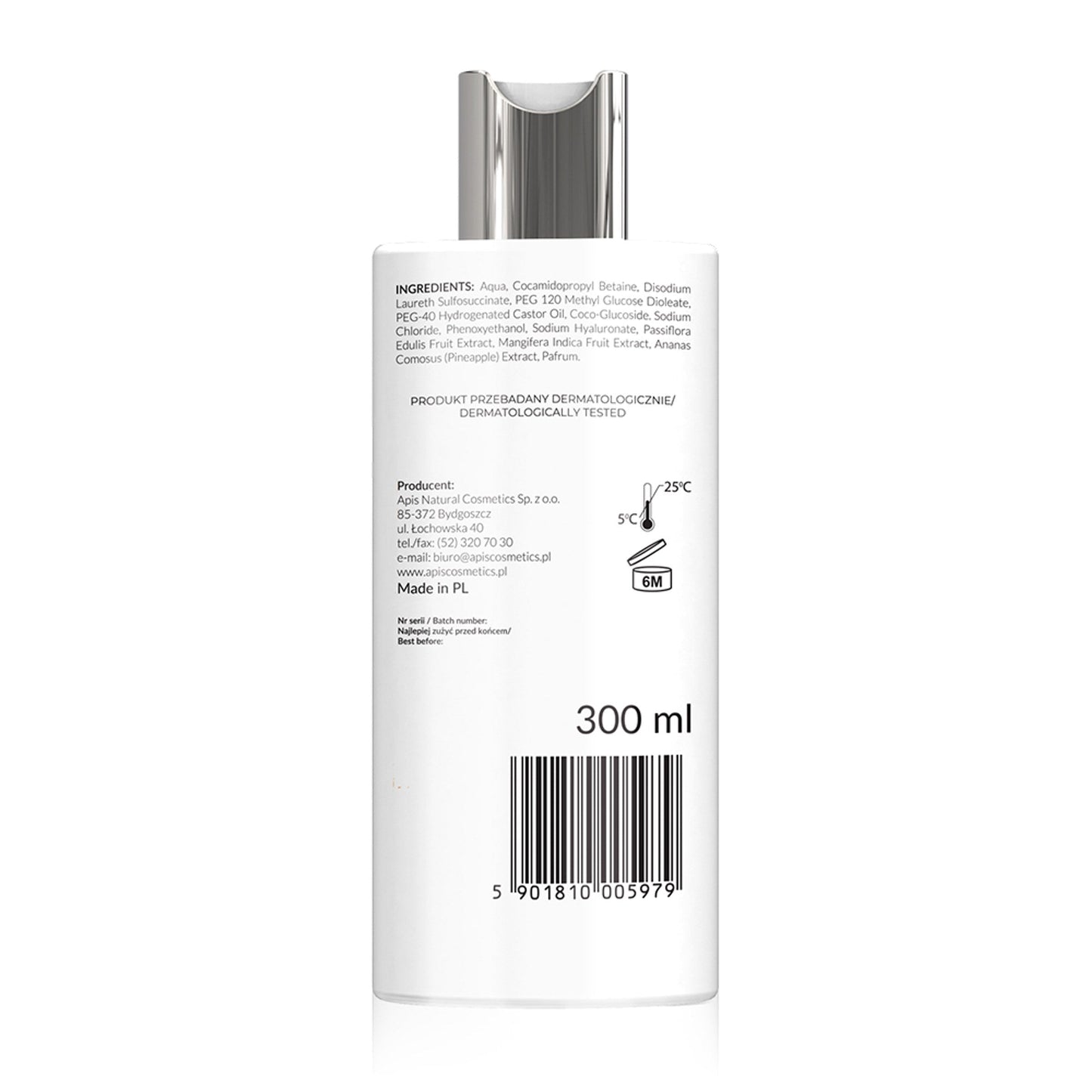 Apis EXOTIC HOME CARE Egzotyczny żel witalizujący do mycia ciała / 300 ml — opakowanie