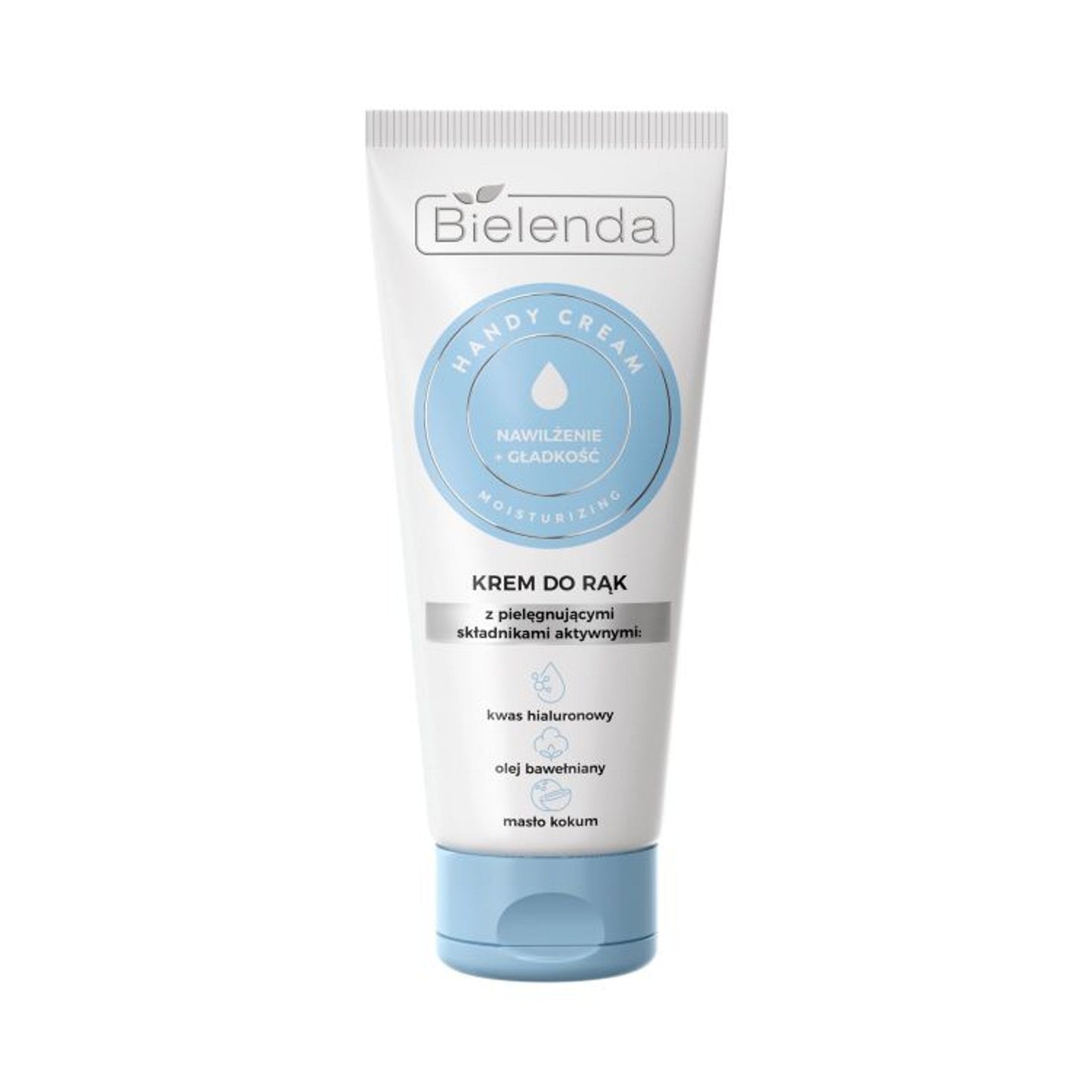 Bielenda HANDY CREAM krem do rąk nawilżający z kwasem hialuronowym, olejem bawełnianym i masłem kokum, 50 ml