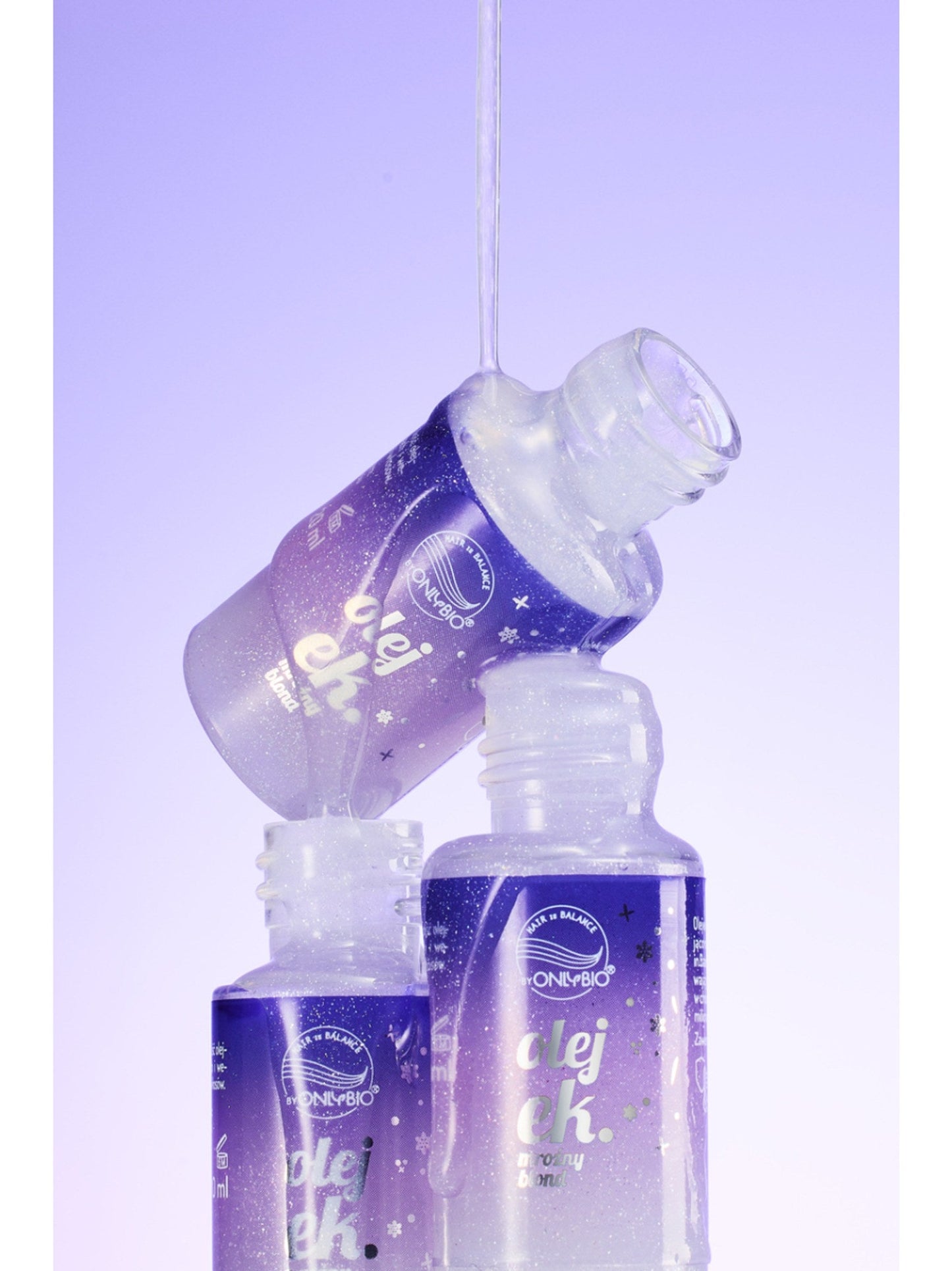 OnlyBio Hair in Balance by ONLYBIO Olejek do włosów mroźny do chłodnych blondów, 20 ml — opakowanie