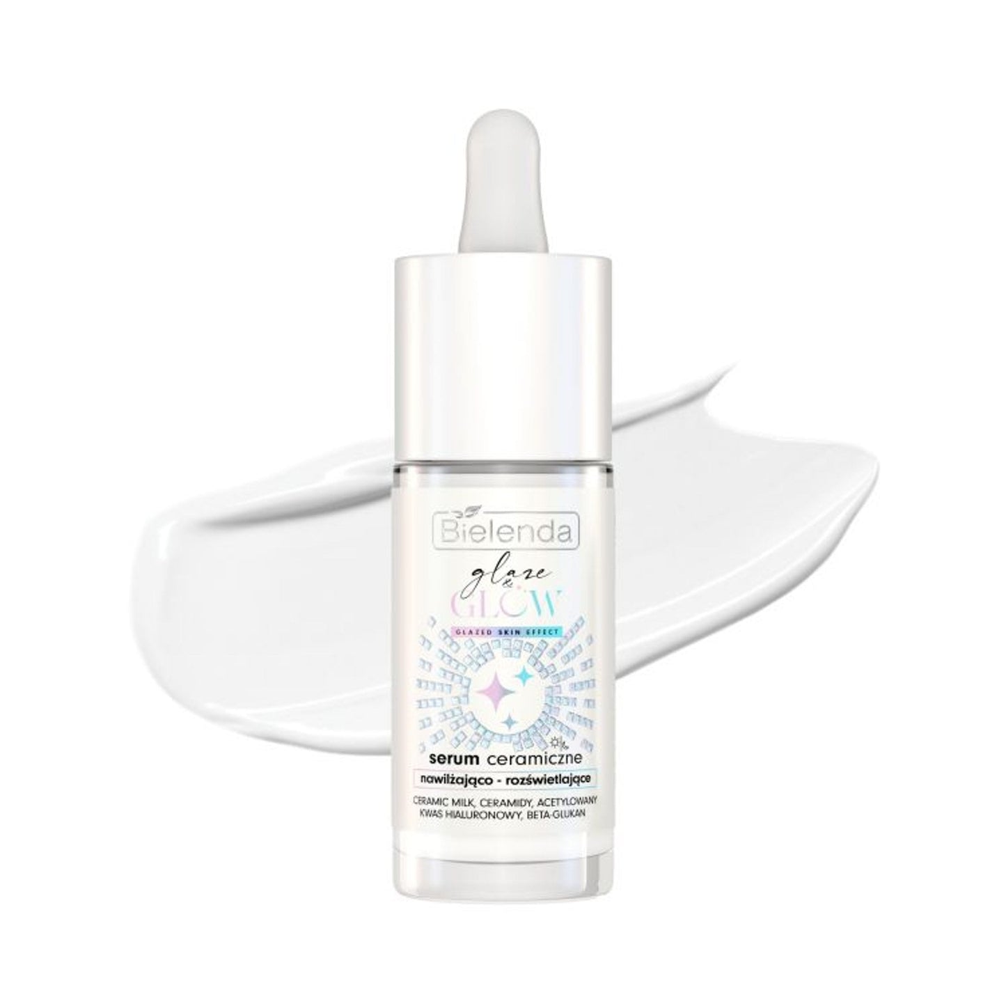Bielenda GLAZE & GLOW serum ceramiczne nawilżająco-rozświetlające glazed skin effect, 30 ml