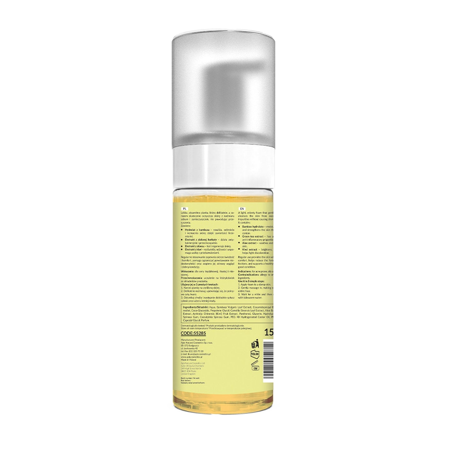 Apis ACNE-STOP Home terApis Oczyszczająca pianka do mycia twarzy / 150 ml — opakowanie