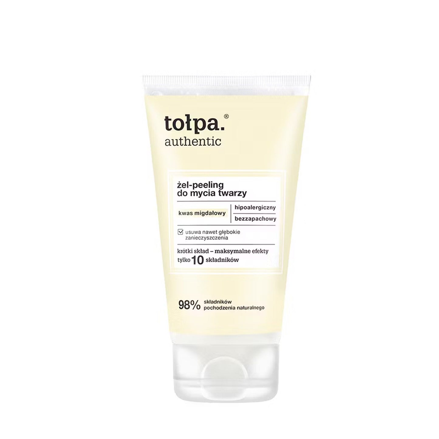 Tołpa T Authentic żel-peeling do mycia twarzy, 150 ml