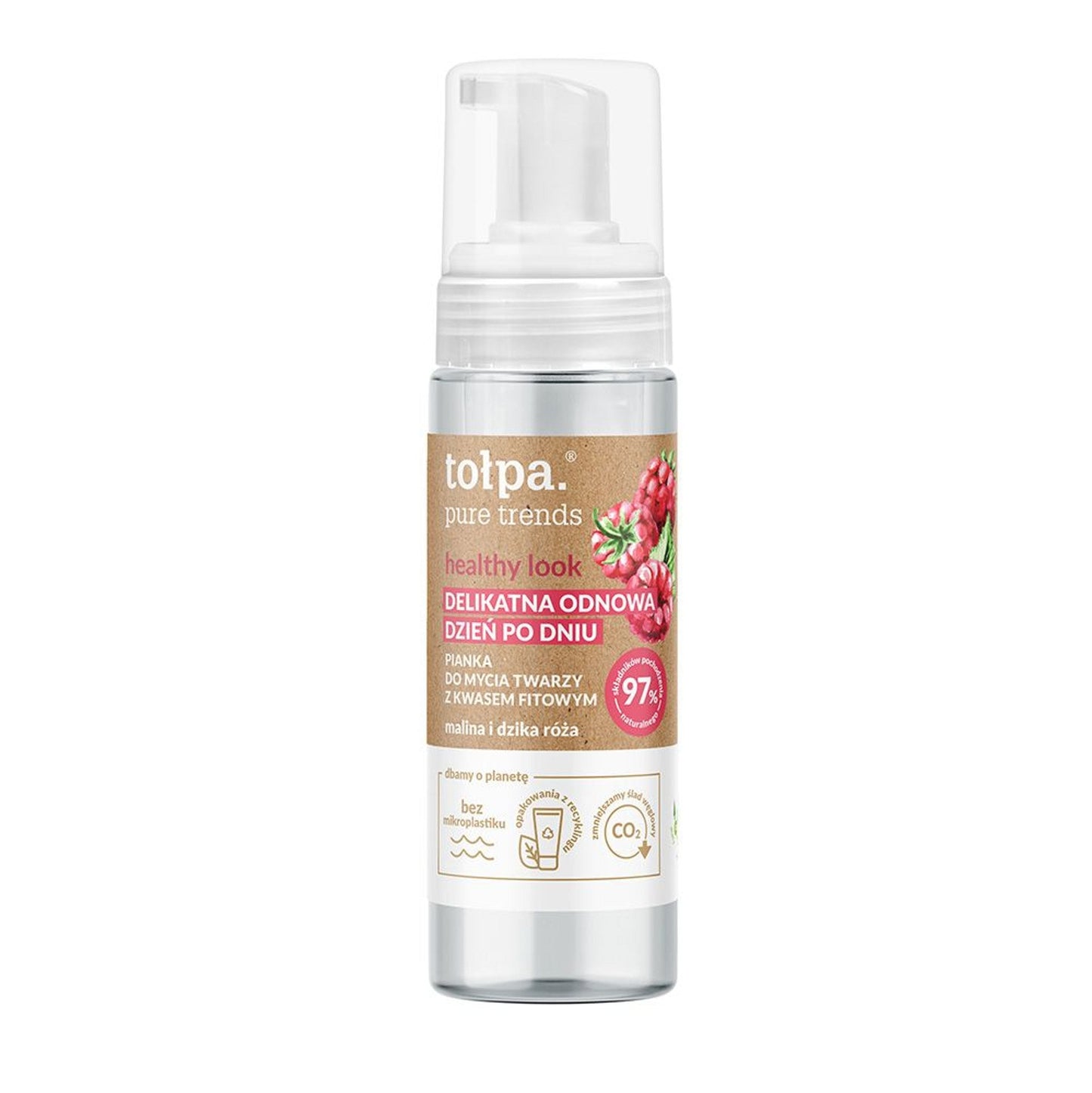 Tołpa T Pure Trends Healthy Look pianka do mycia twarzy z kwasem fitowym, 150 ml