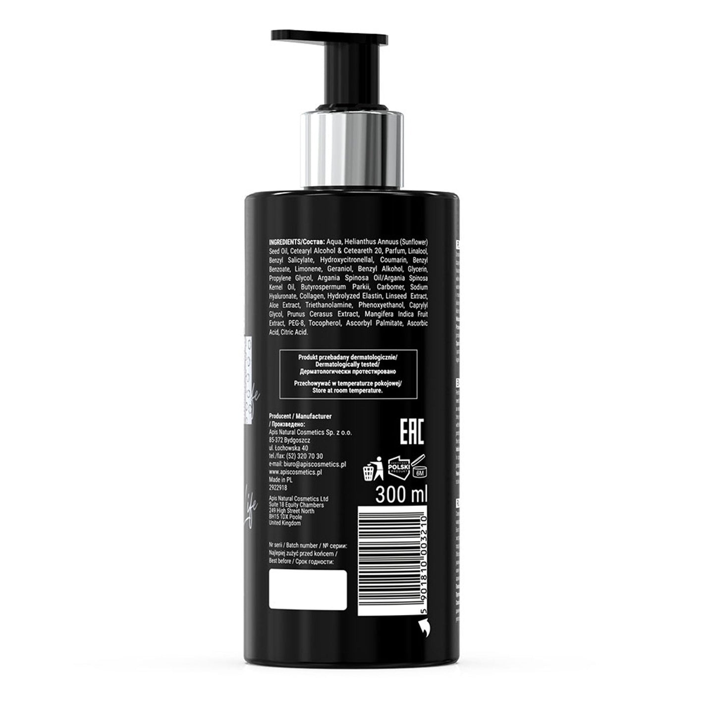 Apis GOOD LIFE Nawilżający balsam do ciała / 300 ml — opakowanie