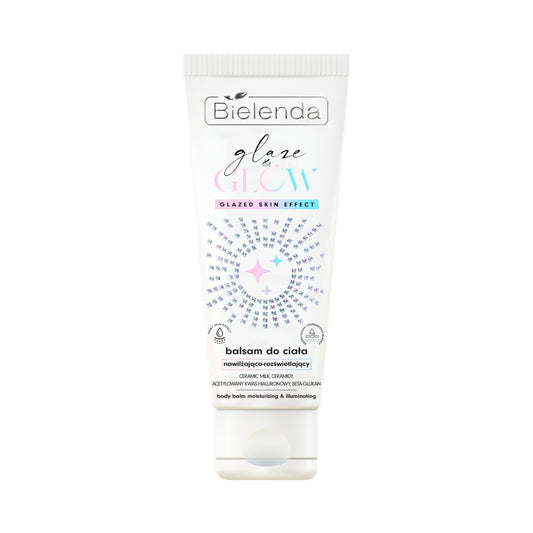 Bielenda GLAZE & GLOW Balsam do ciała nawilżająco-rozświetlający / 200 ml