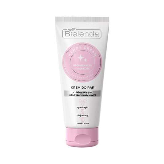 Bielenda HANDY CREAM krem do rąk regenerujący z synbiotykami, olejem różanym i masłem shea, 50 ml