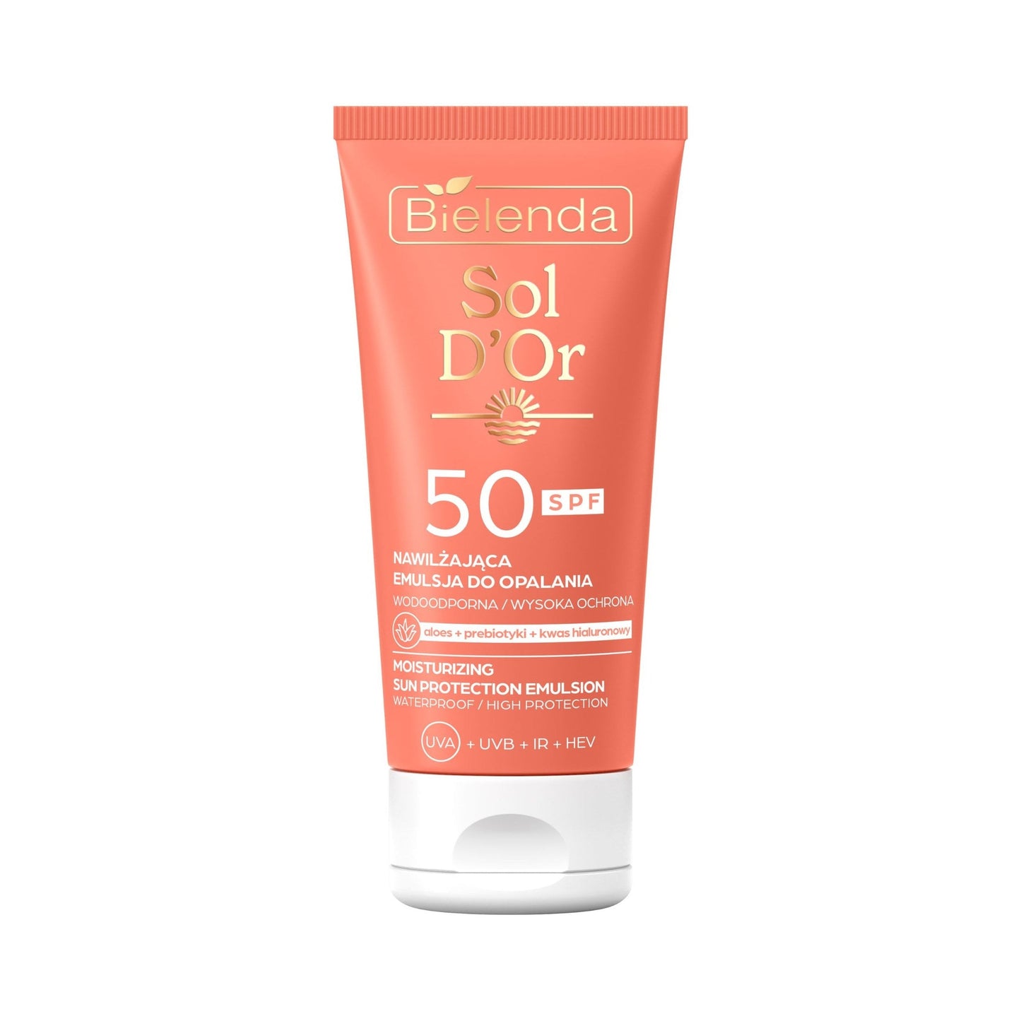 Bielenda SOL D'OR Nawilżająca emulsja do opalania SPF 50 / 150 ml