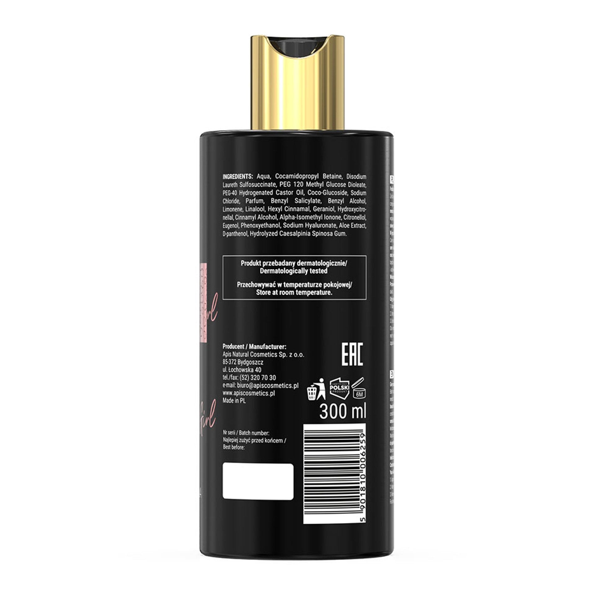 Apis SENSUAL GIRL Zmysłowy żel do mycia ciała / 300 ml — opakowanie
