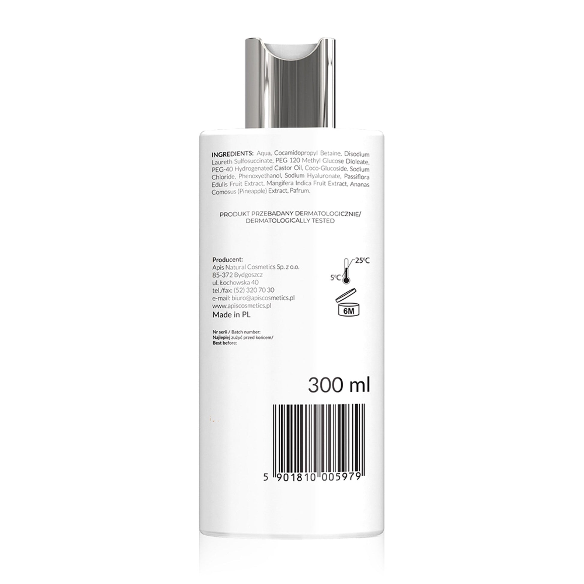 Apis EXOTIC HOME CARE Egzotyczny żel witalizujący do mycia ciała / 300 ml — opakowanie