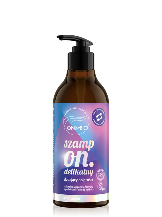 OnlyBio Reverse Washing By ONLYBIO Szampon delikatny dodający objętości, 400 ml