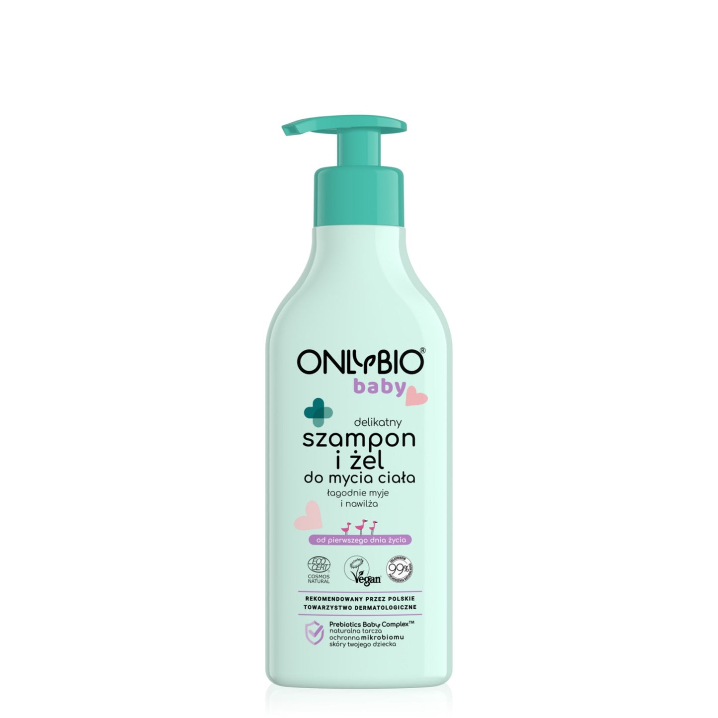 ONLYBIO Baby Delikatny szampon i żel do mycia ciała od pierwszego dnia życia 300 ml