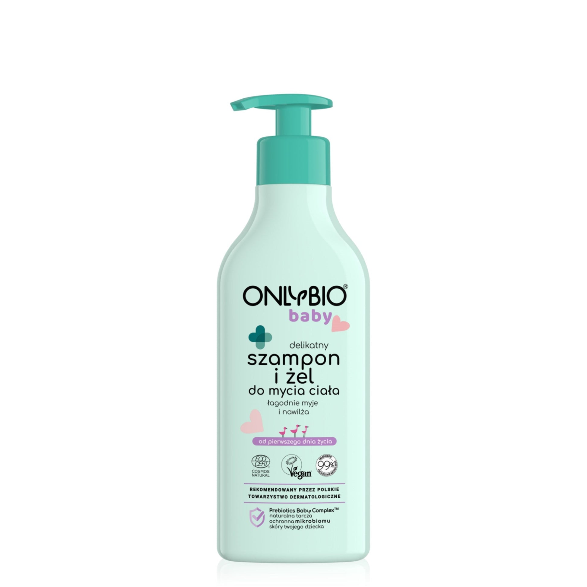 ONLYBIO Baby Delikatny szampon i żel do mycia ciała od pierwszego dnia życia 300 ml