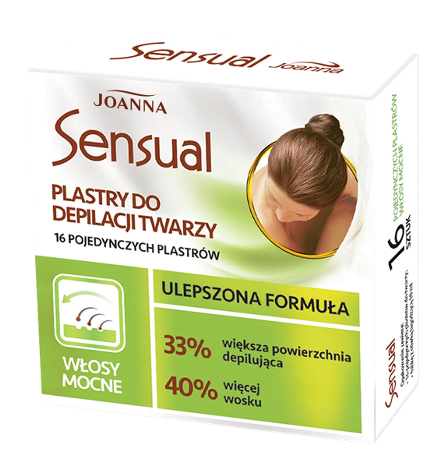 Joanna Sensual – Plastry do Depilacji Twarzy – Mocne Owłosienie