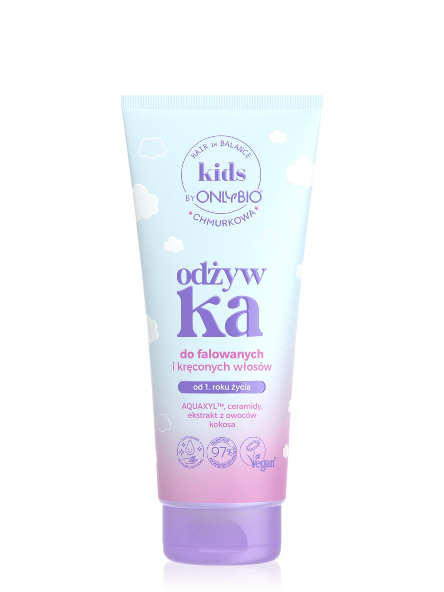 OnlyBio Hair in Balance Kids by ONLYBIO Chmurkowa odżywka do falowanych i kręconych włosów 200 ml