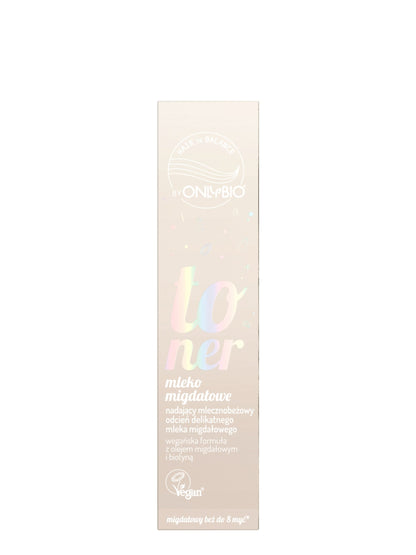 OnlyBio Hair in Balance by ONLYBIO Toner Mleko migdałowe 100 ml — opakowanie