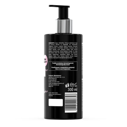 Apis ROSE MADAME Rozświetlajacy balsam do ciała z drobinkami / 300 ml — opakowanie