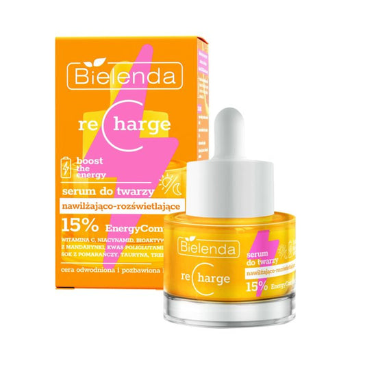Bielenda RECHARGE Boost the Energy serum nawilżająco-rozświetlające do twarzy, 30 ml