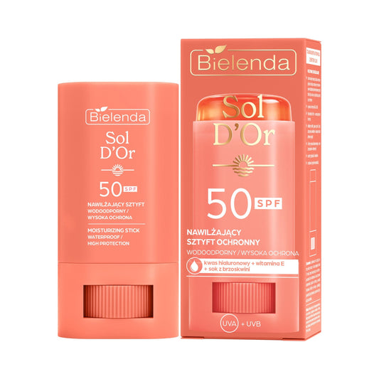 Bielenda SOL D'OR Nawilżający sztyft ochronny SPF 50, 18 g