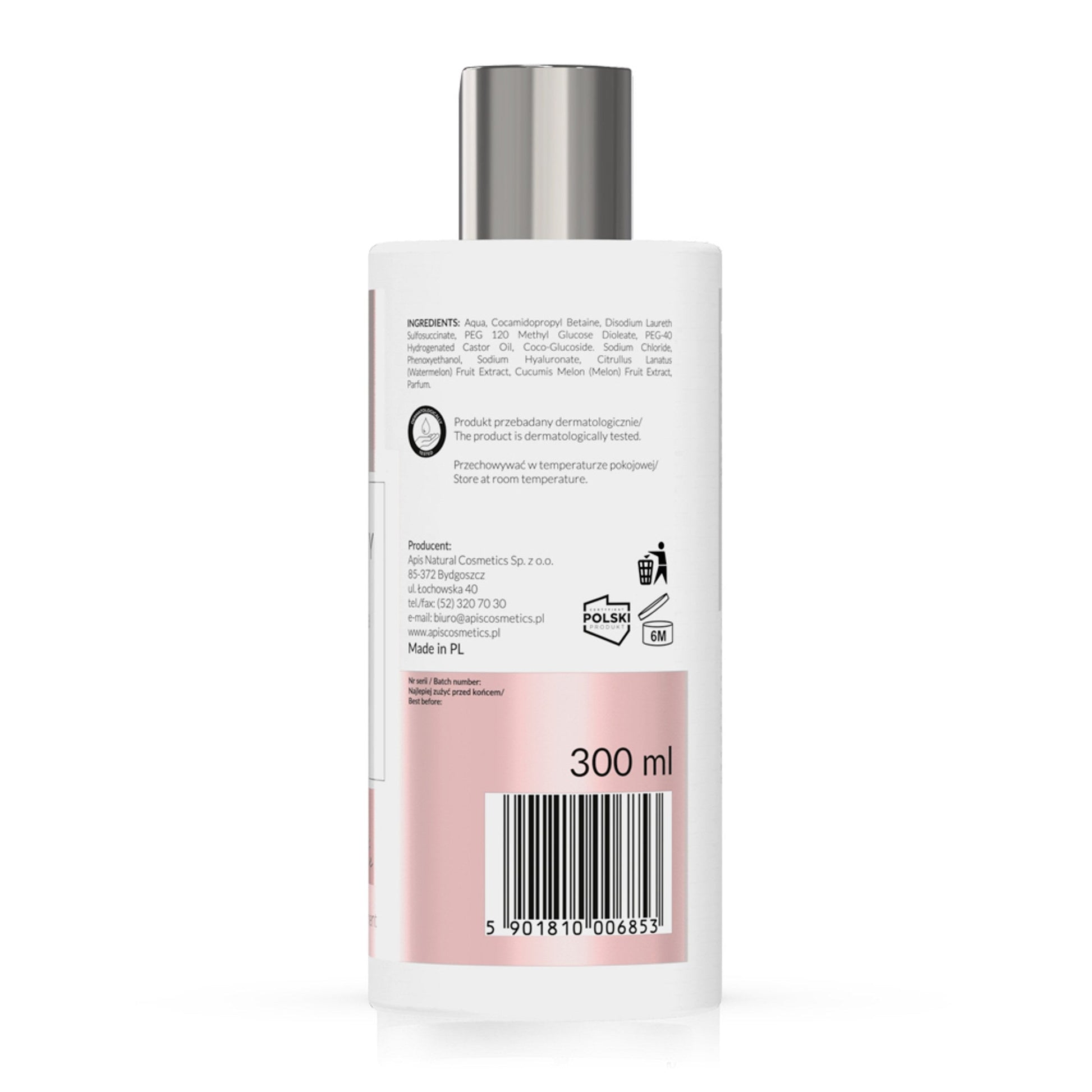 Apis PROMO ARBUZOWE ORZEŹWIENIE Arbuzowy żel do mycia ciała 300 ml -terminator — opakowanie