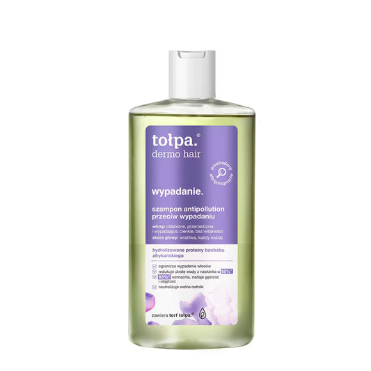 Tołpa dermo hair wypadanie szampon antipollution wzmacniający przeciw wypadaniu, 250 ml
