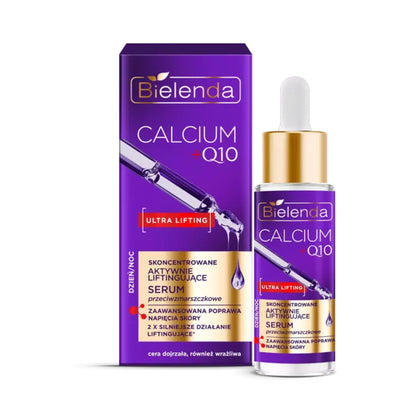 Bielenda CALCIUM + Q10 skoncentrowane aktywnie liftingujące serum przeciwzmarszczkowe dzień/noc, 30 ml