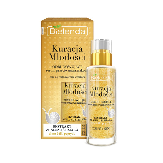 Bielenda KURACJA MŁODOŚCI odbudowujące serum przeciwzmarszczkowe dzień/noc, 30 ml