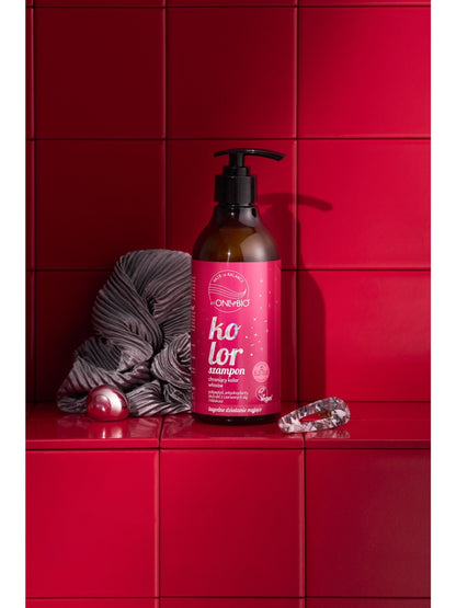 OnlyBio Hair in Balance by ONLYBIO Kolor Szampon chroniący kolor włosów, 400 ml — opakowanie