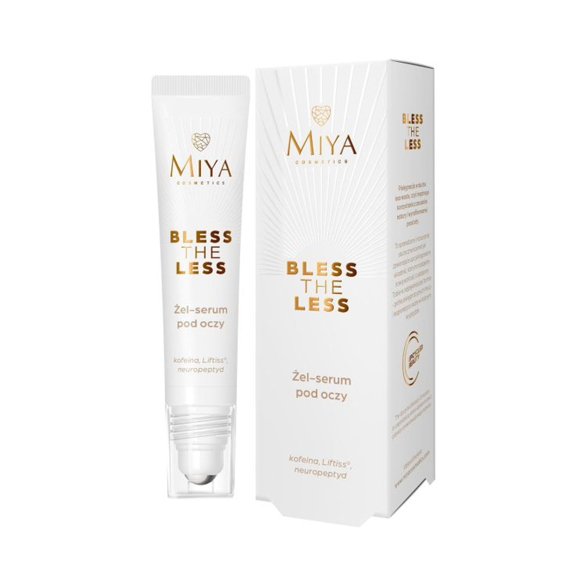 Miya Cosmetics BLESS THE LESS żel-serum pod oczy, 15 ml