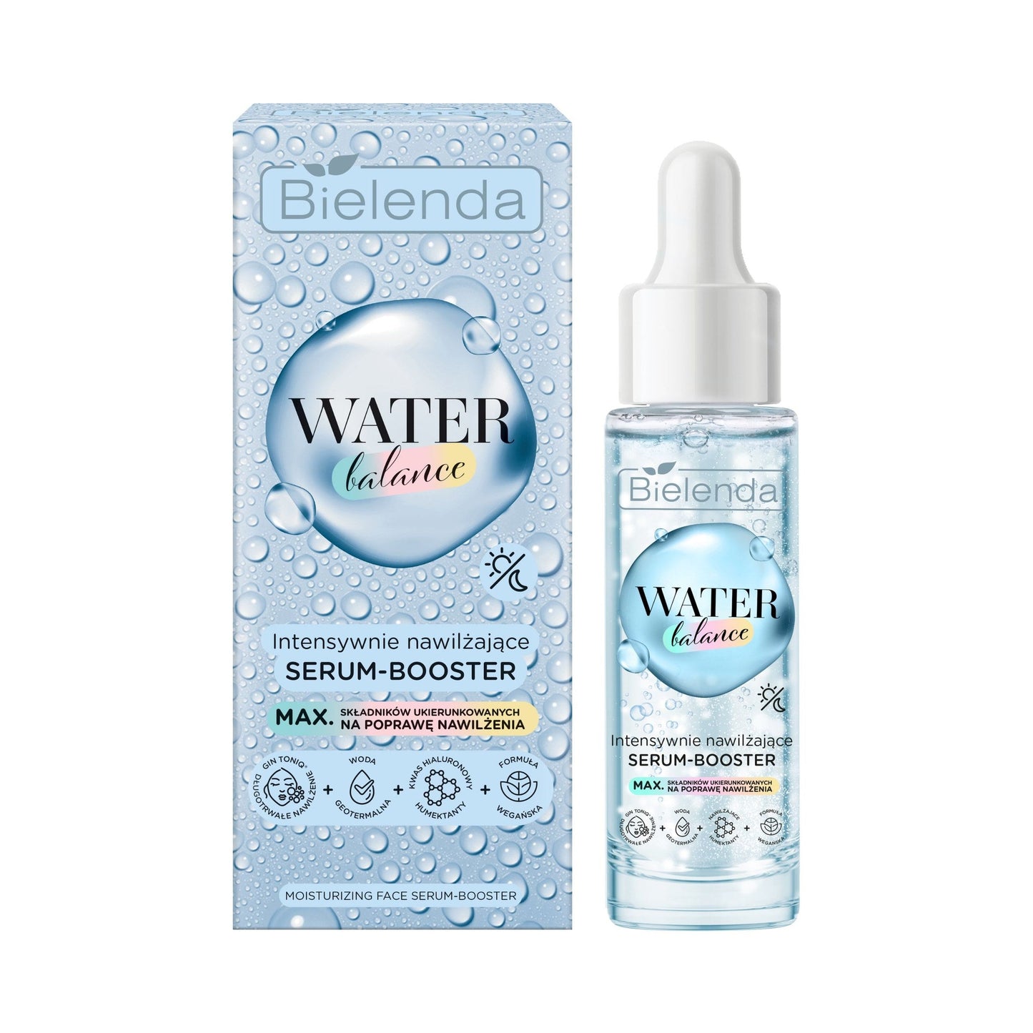 Bielenda WATER BALANCE intensywnie nawilżające serum-booster do twarzy, 30 g