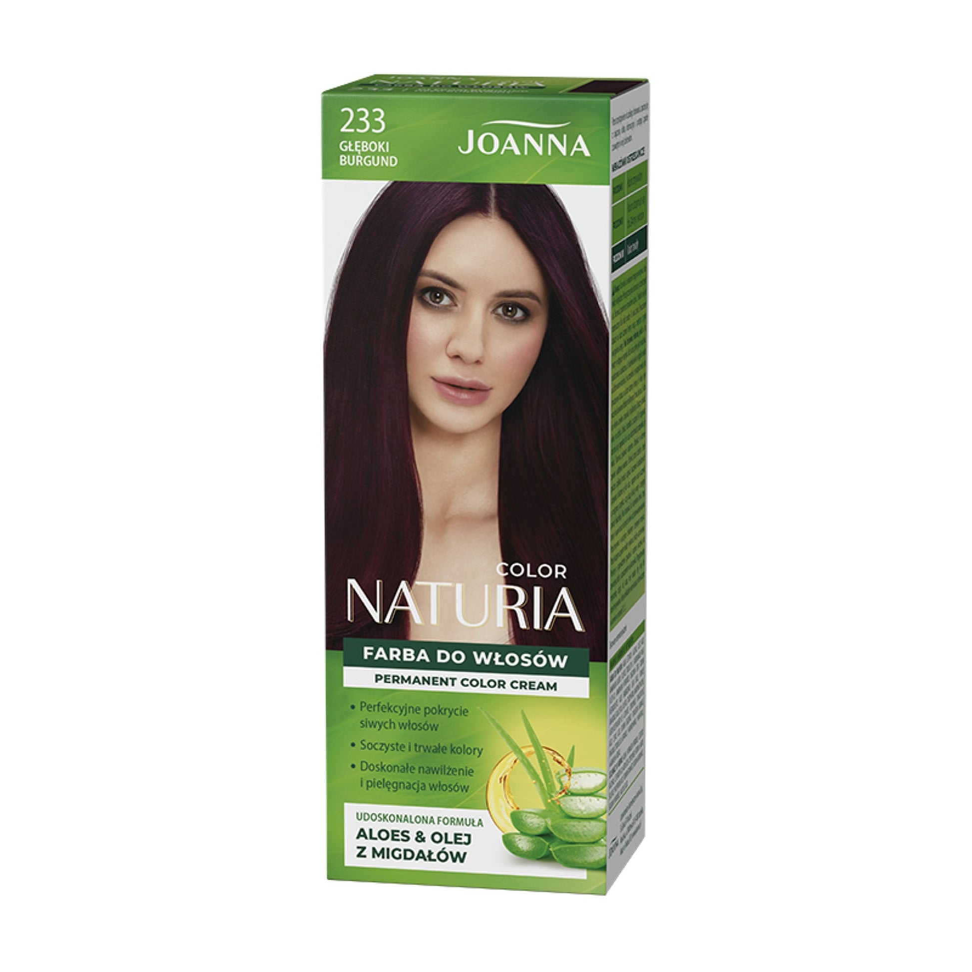 Joanna Naturia Color 233 – Głęboki Burgund