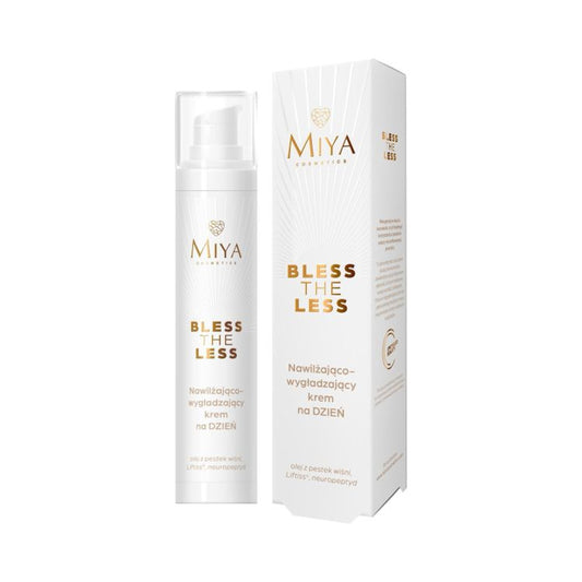 Miya Cosmetics BLESS THE LESS nawilżająco-wygładzający krem na dzień, 50 ml