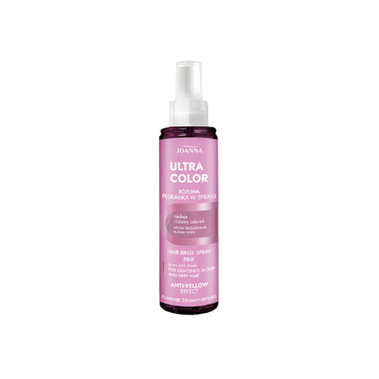 Joanna Ultra Color System – Płukanka do Włosów w Sprayu Różowa 150 ml