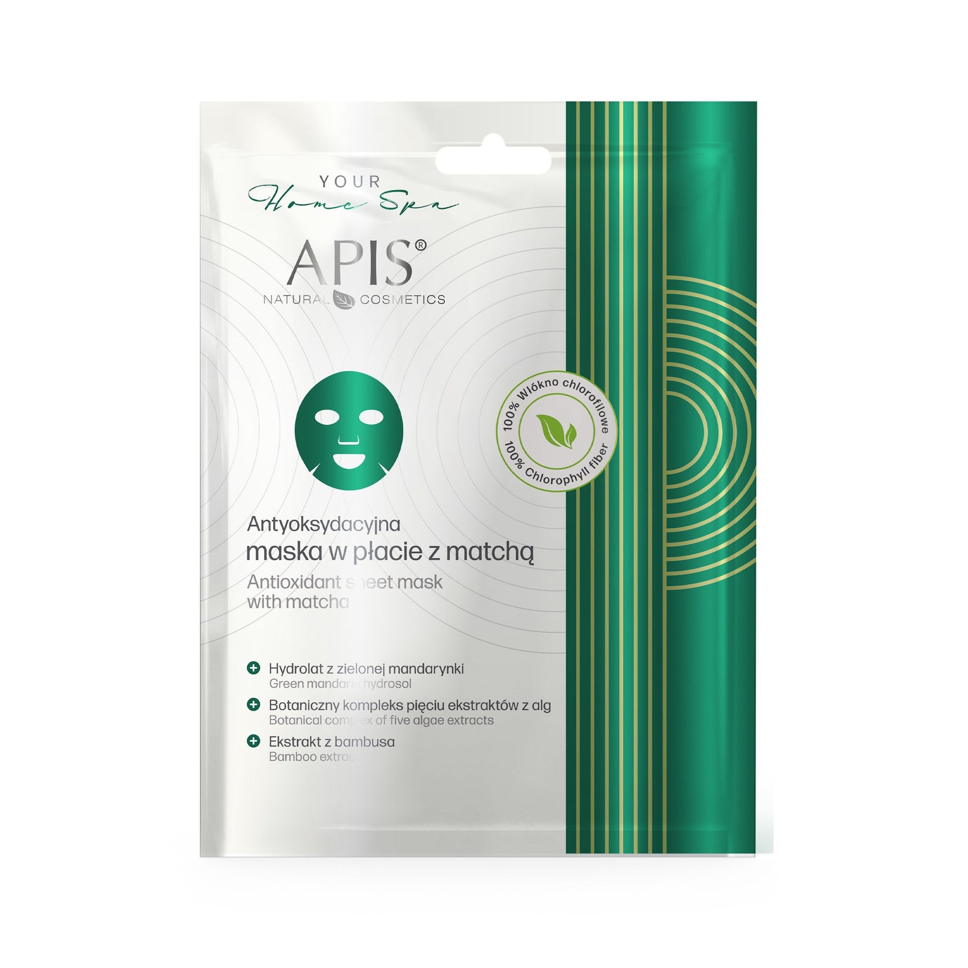 Apis MASKA W PŁACIE Antyoksydacyjna z matchą / 20 g