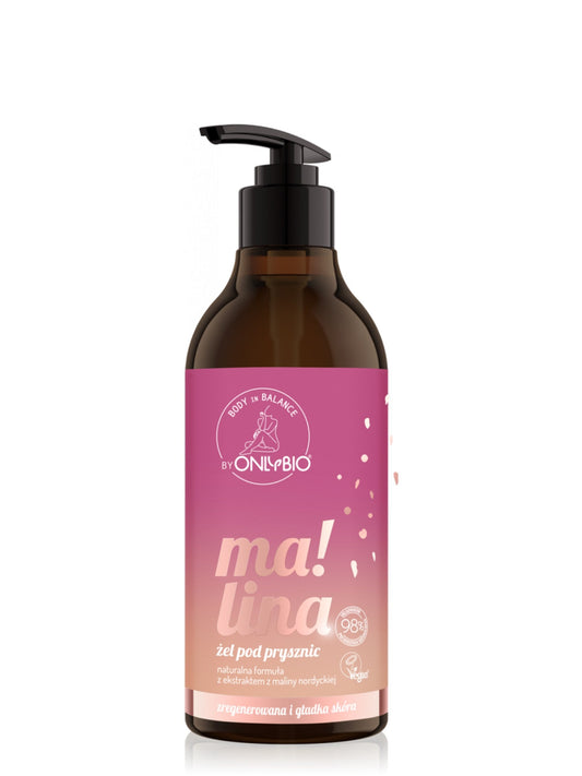 OnlyBio Body in Balance by ONLYBIO Żel pod prysznic Malina 400 ml