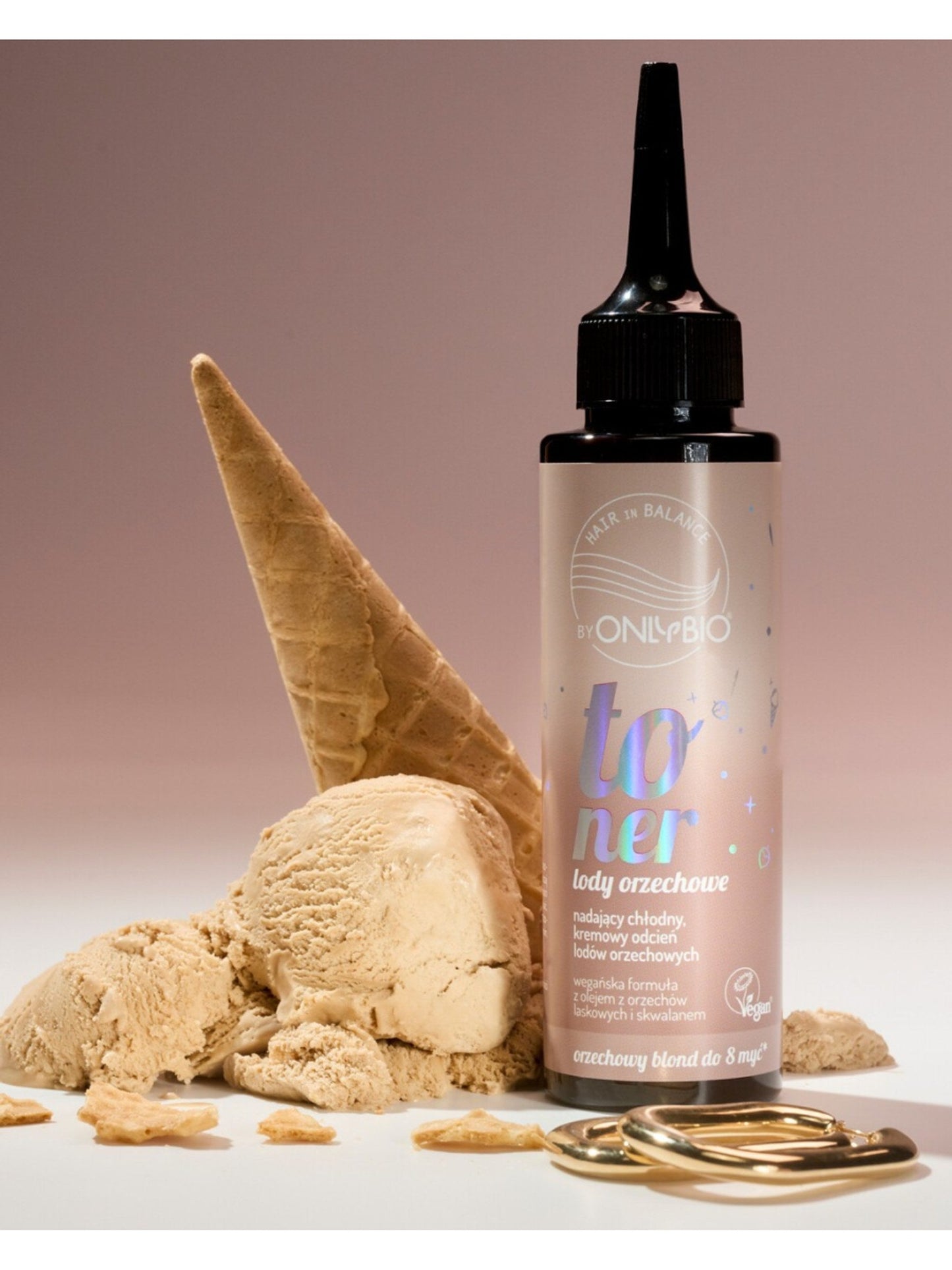 OnlyBio Hair in Balance by ONLYBIO Toner Lody Orzechowe 100 ml — opakowanie