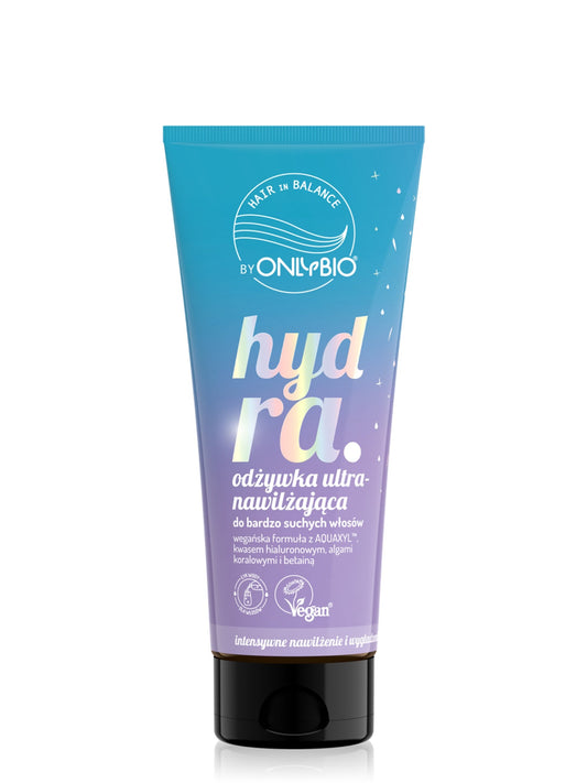 OnlyBio Hair in Balance by ONLYBIO Hydra Odżywka ultranawilżająca do bardzo suchych włosów, 200 ml
