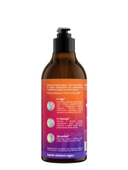 OnlyBio Hair in Balance by ONLYBIO Szampon balansujący, 400 ml — opakowanie