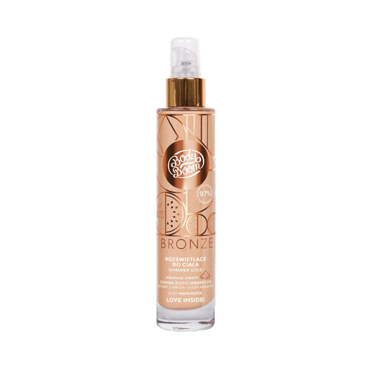 Bielenda BB BodyBoom BRONZE rozświetlacz do ciała SHIMMER GOLD, 100 ml
