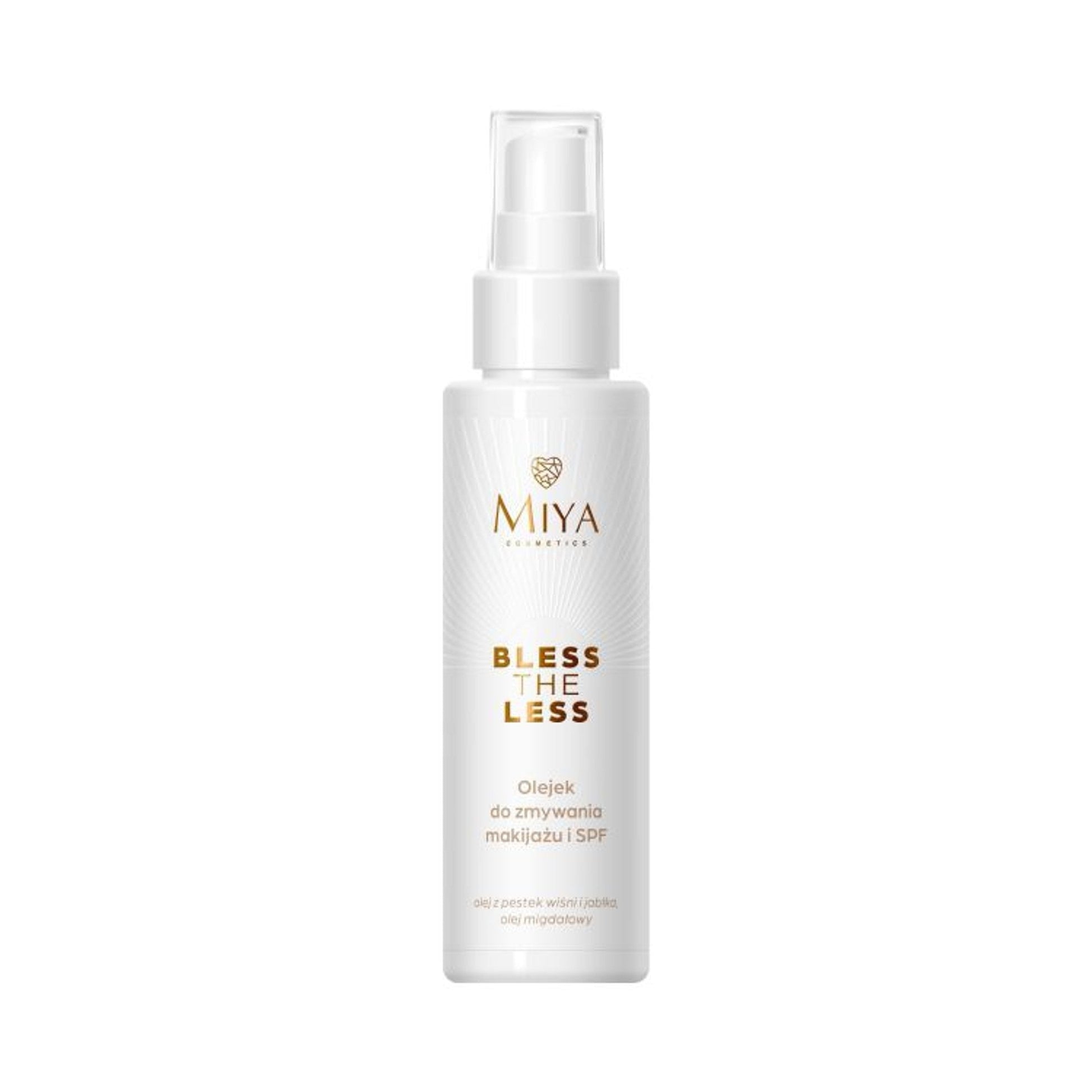 Miya Cosmetics BLESS THE LESS olejek do zmywania makijażu i SPF, 100 ml