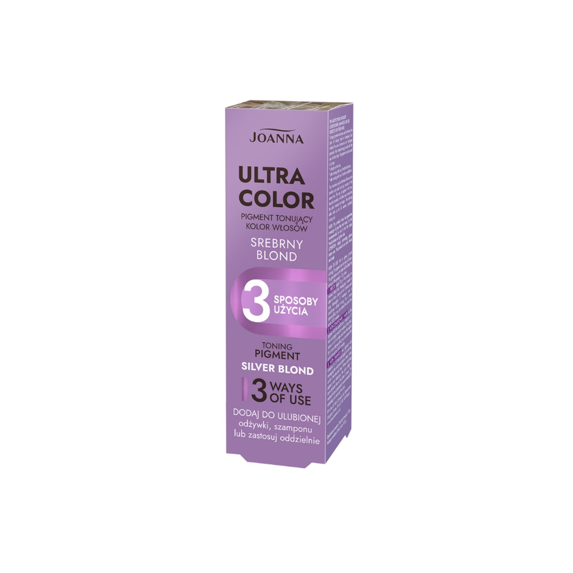 Joanna Ultra Color System – Pigment tonujący srebrny blond 100 ml