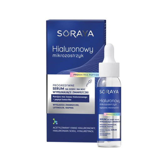 Soraya Hialuronowy Mikrozastrzyk Pro Matrix progresywne serum wypełniające zmarszczki, 30 ml