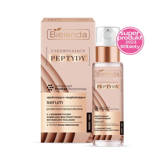 Bielenda Ujędniające Peptydy serum ujędniająco-wygładzające przeciwzmarszczkowe dzień/noc, 30 ml