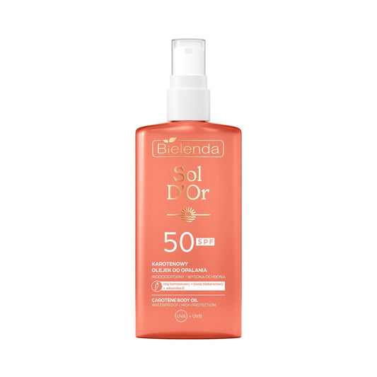 Bielenda SOL D'OR Karotenowy olejek do opalania SPF 50, 150 ml