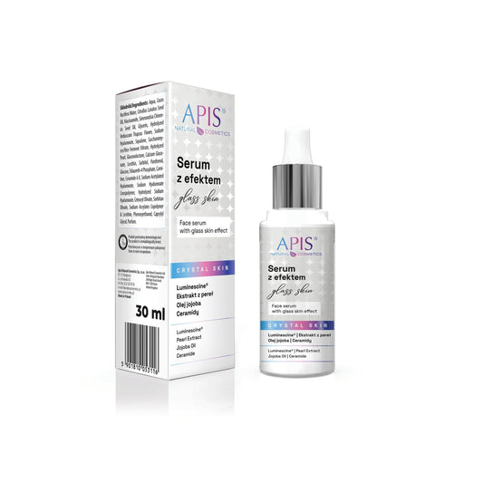 Apis CRYSTAL SKIN Serum do twarzy z efektem "glass skin" / 30 ml