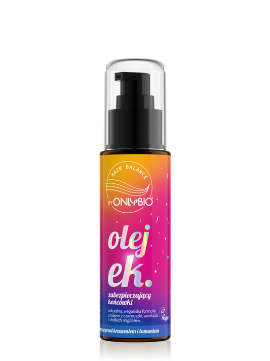 OnlyBio Hair in Balance by ONLYBIO Olejek zabezpieczający końcówki, 80 ml