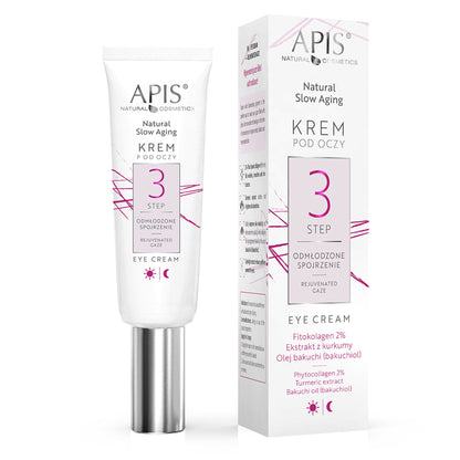 Apis NATURAL SLOW AGING Krem pod oczy STEP 3 ODMŁODZONE SPOJRZENIE / 15 ml