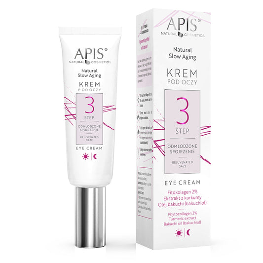 Apis NATURAL SLOW AGING Krem pod oczy STEP 3 ODMŁODZONE SPOJRZENIE / 15 ml