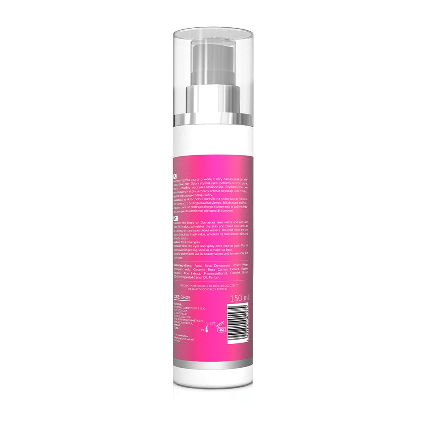 Apis Mgiełka z wodą różaną Rose Water Home terApis / 150 ml — opakowanie