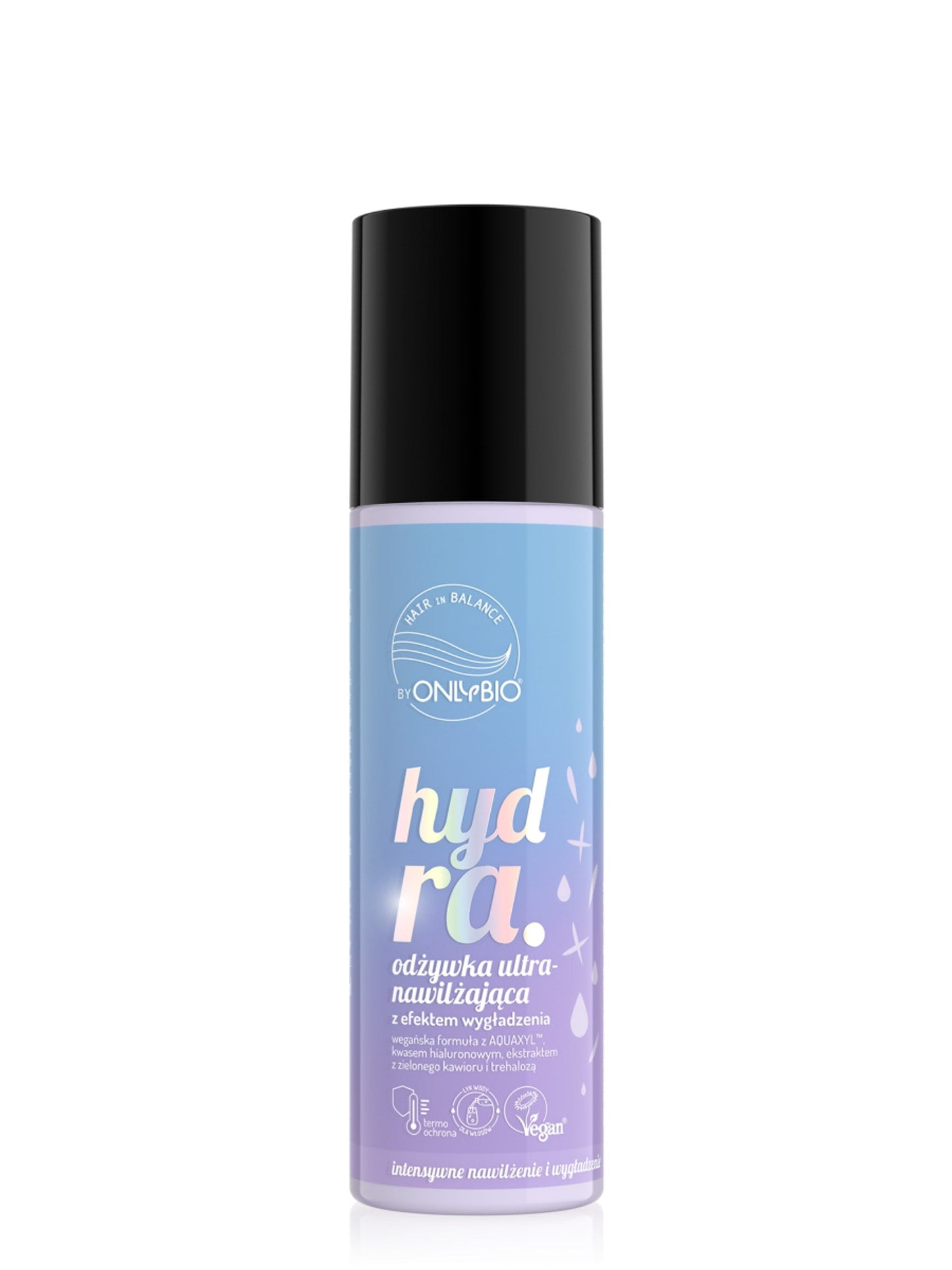 OnlyBio Hair in Balance by ONLYBIO Hydra Odżywka ultranawilżająca z efektem wygładzenia, 200 ml
