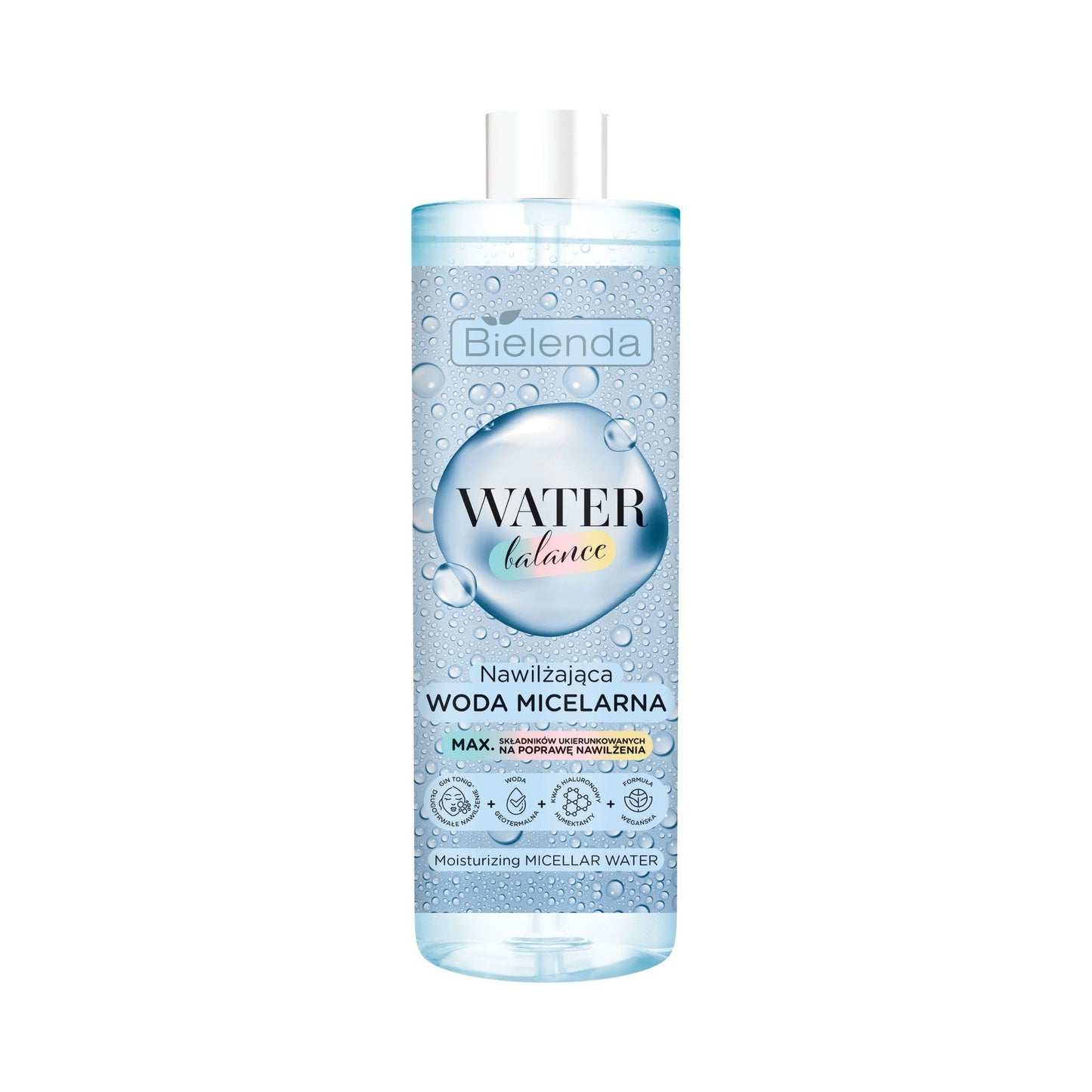 Bielenda Nawilżająca woda micelarna Bielenda Water Balance, 400 ml